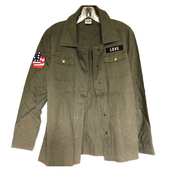 Junk Food Clothing Jackets & Blazers - Junk food clothing Militarily shirt Jacket